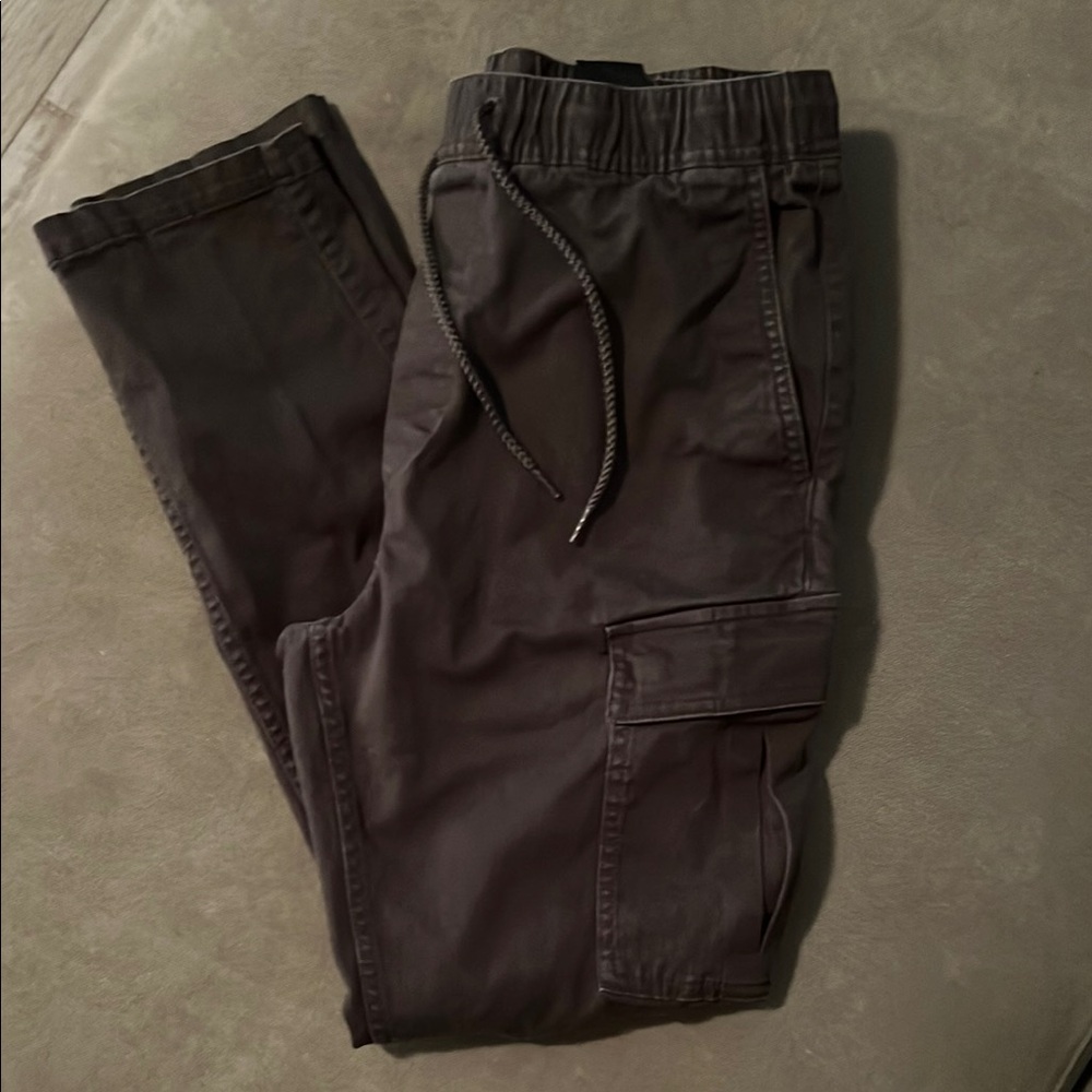 H&M Men's Dark Gray Cargo Pants